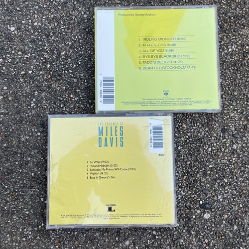 Miles Davis 2 CD Lot: Round About Midnight & Essense of Miles Davis - Picture 3 of 4