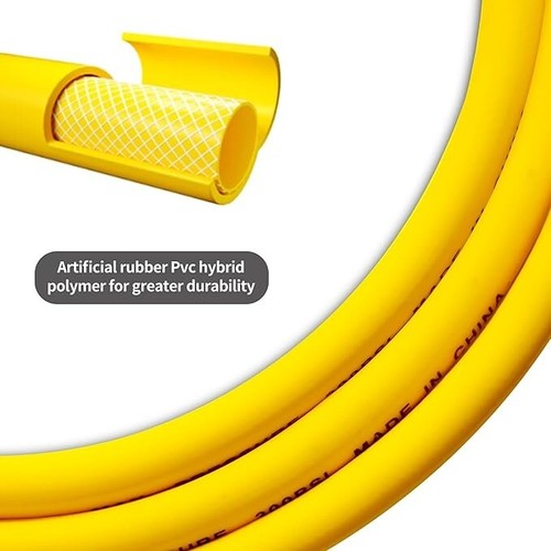 Kit de inflador de camión manguera de aire híbrida de 3/8""50 ft terminaciones MNPT, mano y portabrocas Glad - Imagen 4 de 7