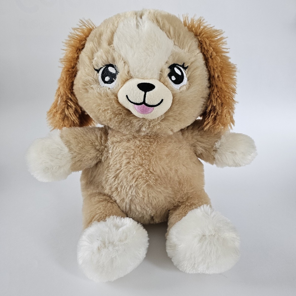 Lullabrites Brown Puppy Dog Plush Lovey Lights Up Music 3