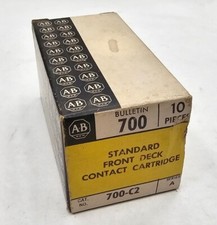 Allen-Bradley 700-C2 Box of 10 Standard Front Deck Contact Cartridge