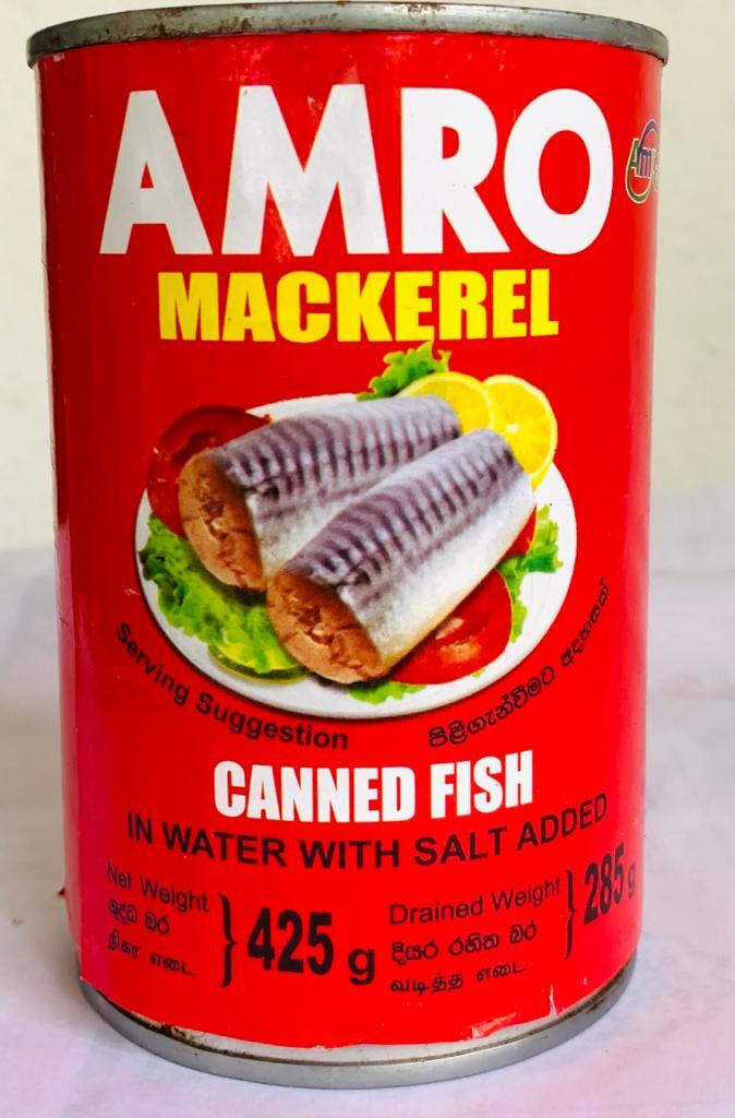 Pescado enlatado 425 g en agua con sal añadida. pescado