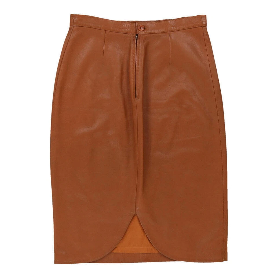 Мини-юбка Trussardi - 28 Вт Великобритания 8 коричневая кожа - Изображение 2 из 4