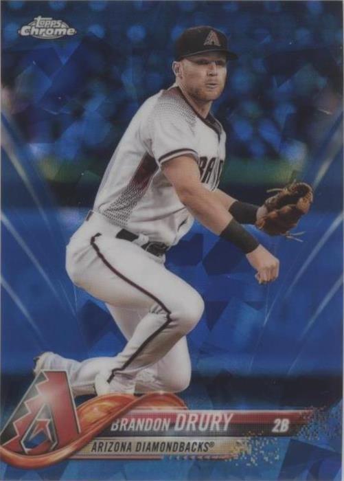 2018 Topps Chrome Sapphire Edition - Brandon Drury #141 - 1 of 1