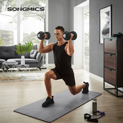 Hanteln Hantelset aus Gusseisen verstellbar Fitnesstraining Gewichtheben SYL30T