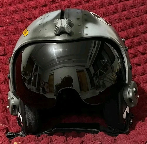 HGU-33  TOP GUN MAVERICK MARCKING "SHARK" FIGHTER PILOT HELMET+pin