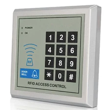 Electric Door Access Control System Kit Set RFID Keypad Magnetic Lock 10 Keyfob