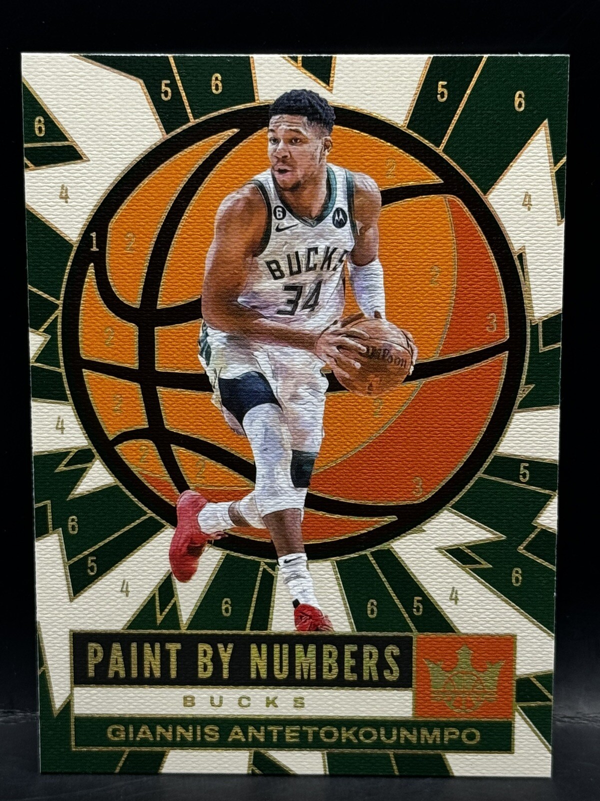 2023-24 Court Kings - Paint By Numbers SSP Giannis Antetokounmpo Case Hit Bucks