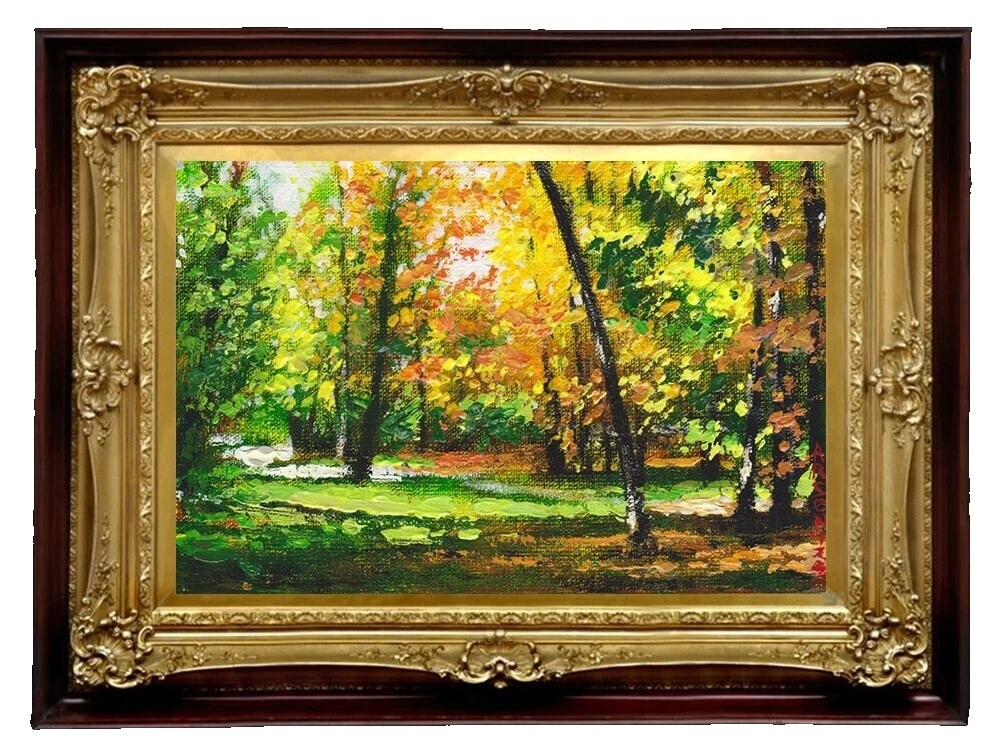 Realismo pinturas de arte del bosque