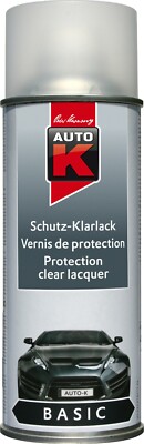 Lackspray seidenglänzend 400ml Spraydose AutoK Sprühlack Schutz-Klarlack 233018