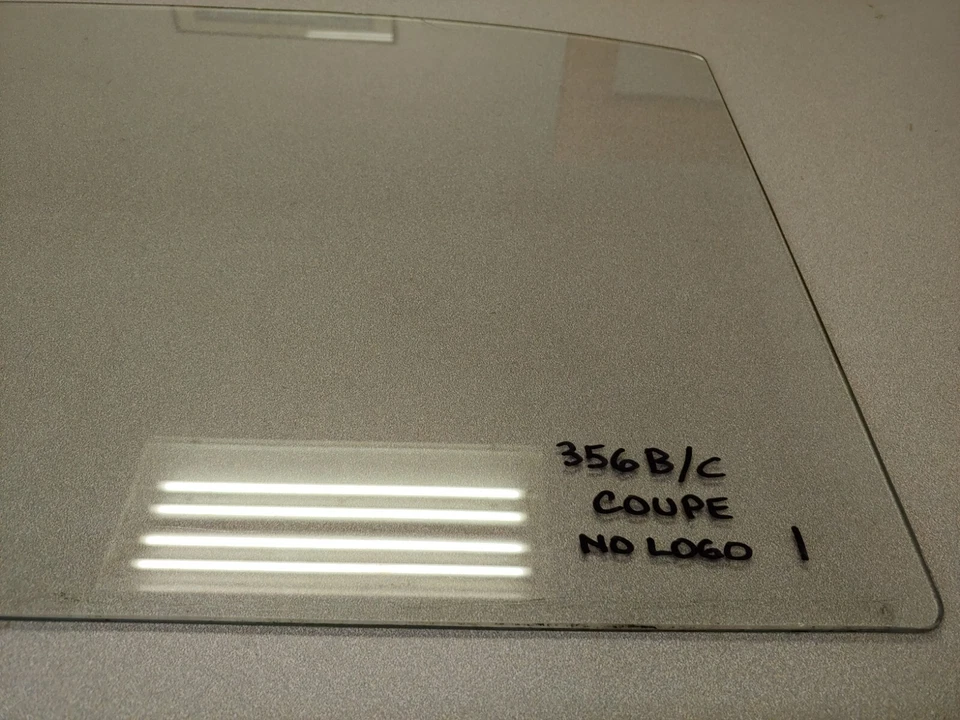 REPRODUCCIÓN USADA PORSCHE 356A 356B 356C CUPÉ PUERTA VENTANA CRISTAL SIN LOGO #1 Foto 2 de 4
