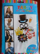 PARTY PHOTO PROPS - STRIKE A POSE - PACK OF 8