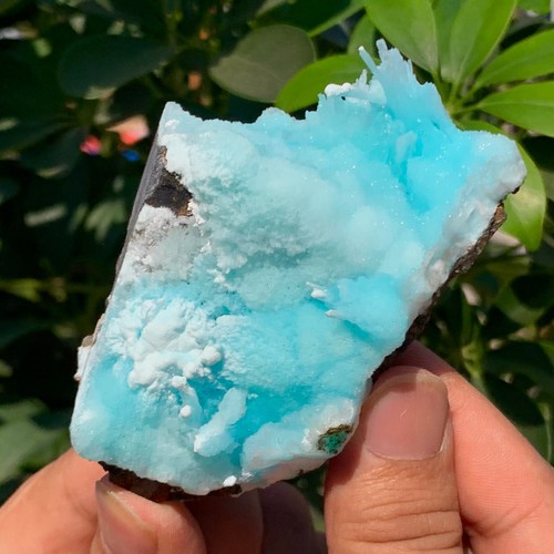 158 g natürlicher blauer Strukturstein Kristall, Heteropolar chinesischer blauer Aragonit - Bild 8 von 14