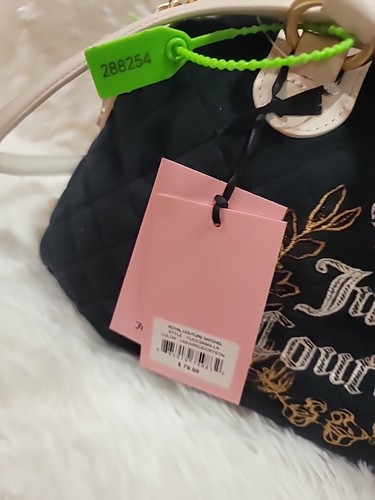 Juicy Couture Royal Couture Satchel Liquorice/Crystal Brand New With Tags - Picture 7 of 9
