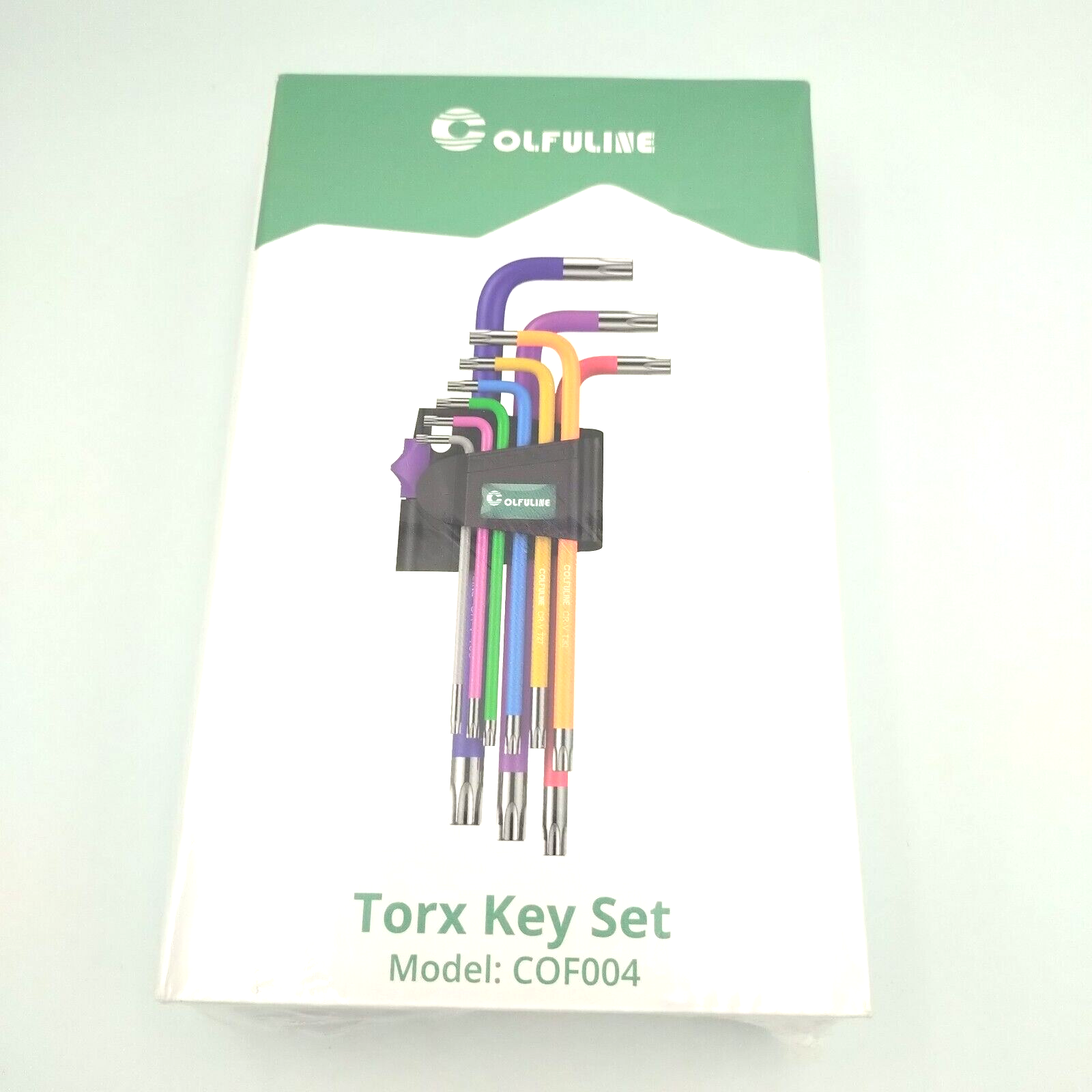 9PCS Torx Key Set Star Key Set + Colour Coding Sizes T10-T50 Torx Colfuline