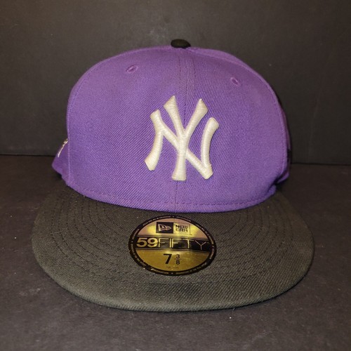 New Era 59Fifty New York Yankees 2000 World Series Mütze Gr. 7 3/8 Lila Schwarz