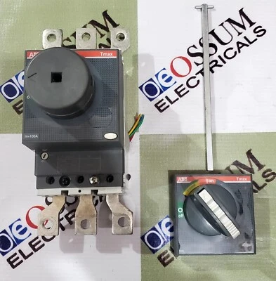 ABB TMAX T1C 160 DISJONCTEUR 100A 3 PÔLES 440VAC 25KA LIVRAISON RAPIDE GRATUITE - Photo 1/4