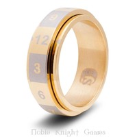 Critsuccess D12 Dice Ring Dice Ring - Gold, Size 10 (d12) Mint on sale Critsuccess D12 Dice Ring Dice Ring - Gold, Size 10 (d12) Mint on sale