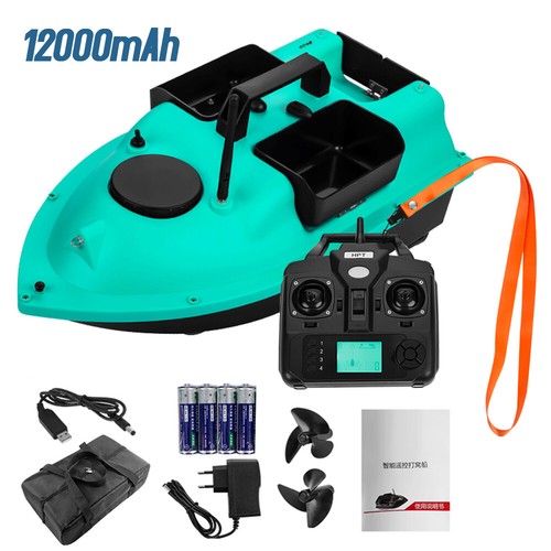 500M GPS Appât à Poisson Bateau d'Appât Bateau-Appât avec 3 Trémies 12000mAh 2kg DHL - Photo 12/12