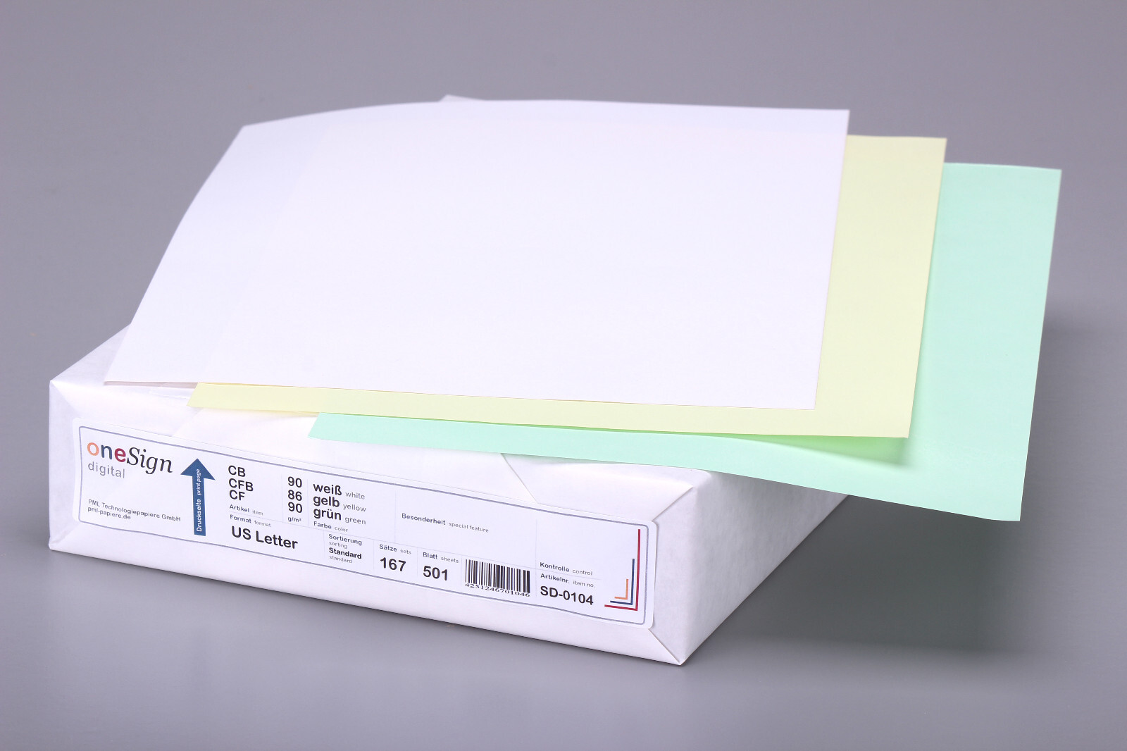 1000 Blatt Durchschreibepapier / Durchschlagpapier im US-Letter Format