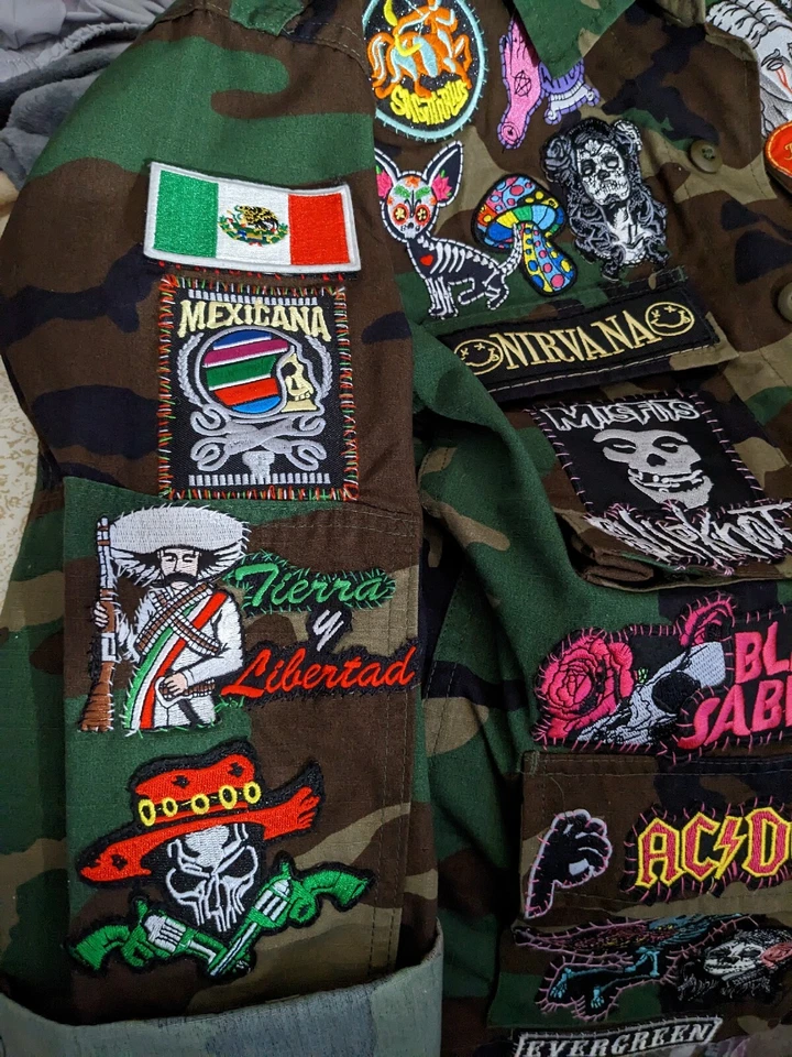 Cowboy Patch Skull & Pistol Western Gun Gunslinger Embroidery Iron On Patch 4x3" - Image 4 of 4