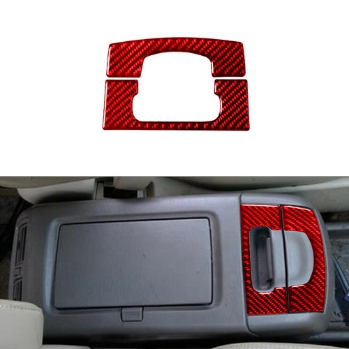 20Pcs Red Carbon Fiber Interior Full Set Kit Cover Trim For 1998-03 Lexus RX300 - Picture 4 of 11