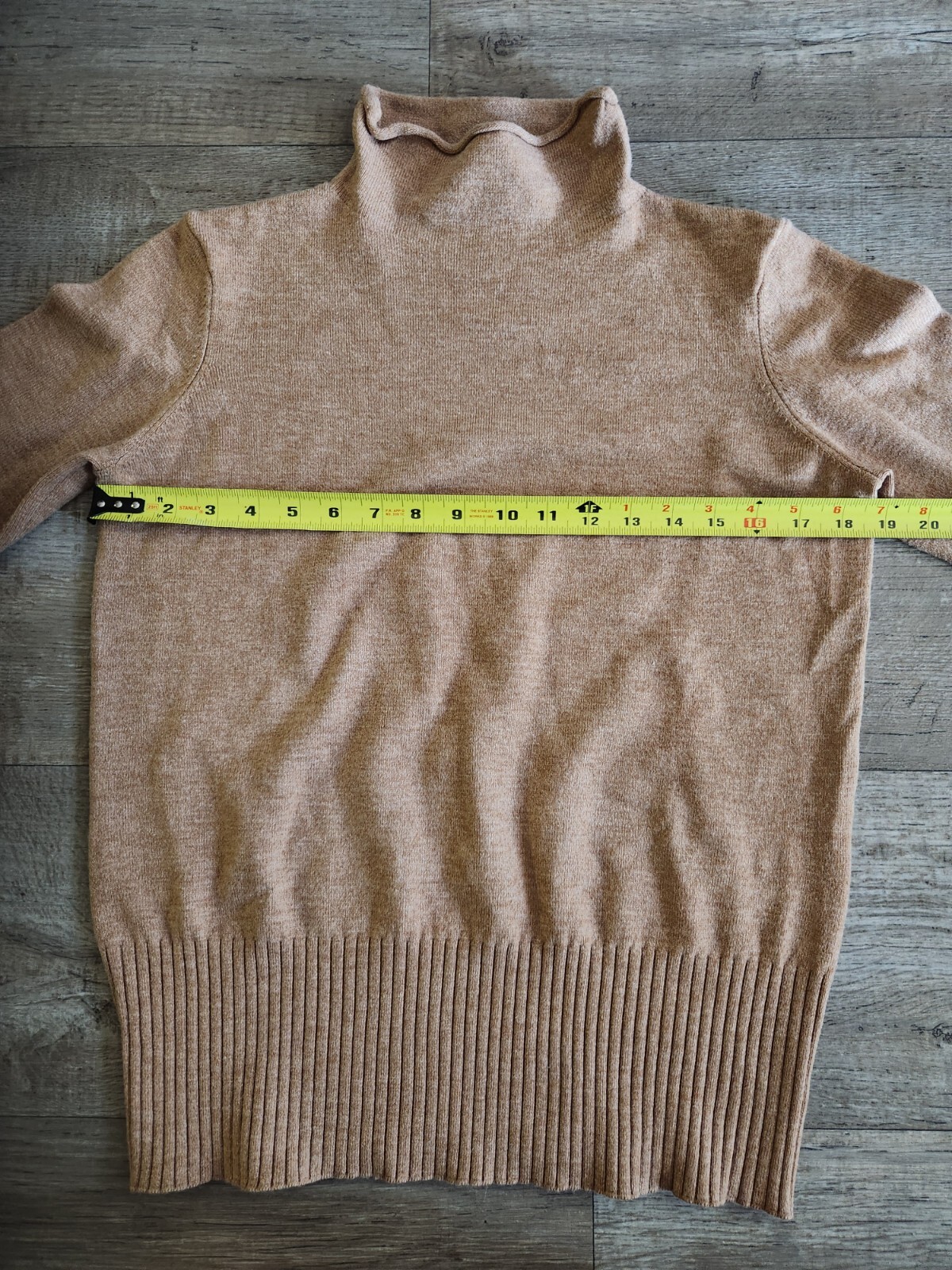FRENCH CONNECTION Size Medium Rust Brown Mock Nec… - image 4