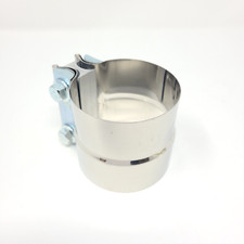 Exhaust Muffler Clamp Sleeve Coupler 3 Lap Joint Band Stainless Steel T-304