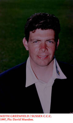 Keith Greenfield Sussex CCC Old Player Cricket Photo 1