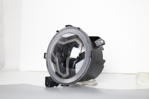 AUXBEAM 9" INCH LED Headlights High Bright DRL+Turn Signal w/Extension Harness - Picture 7 of 12