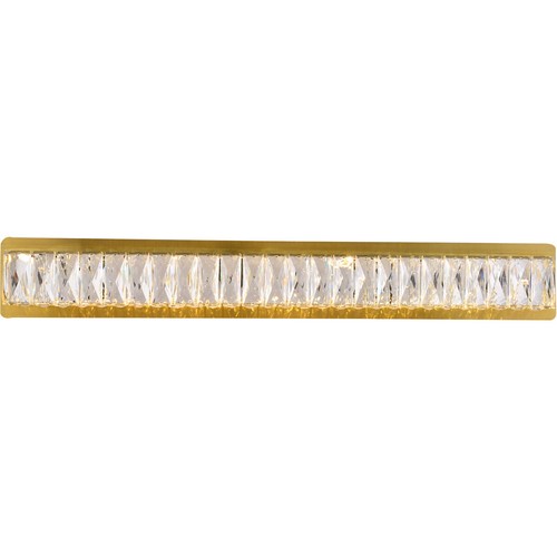 Crystal Wall Sconce LED Vanity Bathroom Bedroom Dining Room Light Fixture 32" - Picture 4 of 8