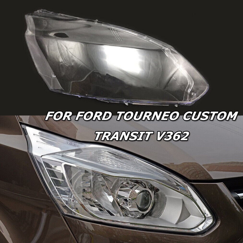 Right Headlight Lens Headlamp Shell Cover For Ford Tourneo Custom Transit V362