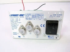 POWER-ONE HTAA-16W-A LINEAR REGULATED TRIPLE OUTPUT DC POWER SUPPLY 15V @ 400MA