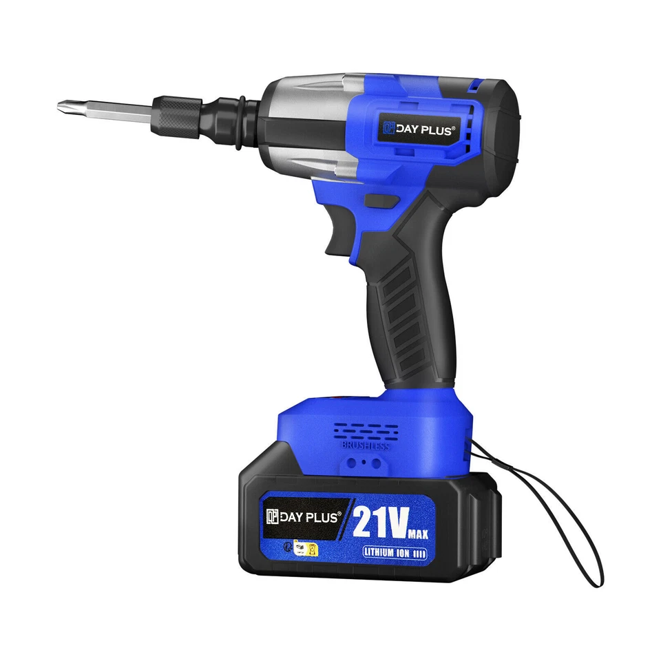 2000Nm Akku Schlagschrauber Akkuschrauber Bürstenloser Kfz Reifenwechse - Bild 2 von 4