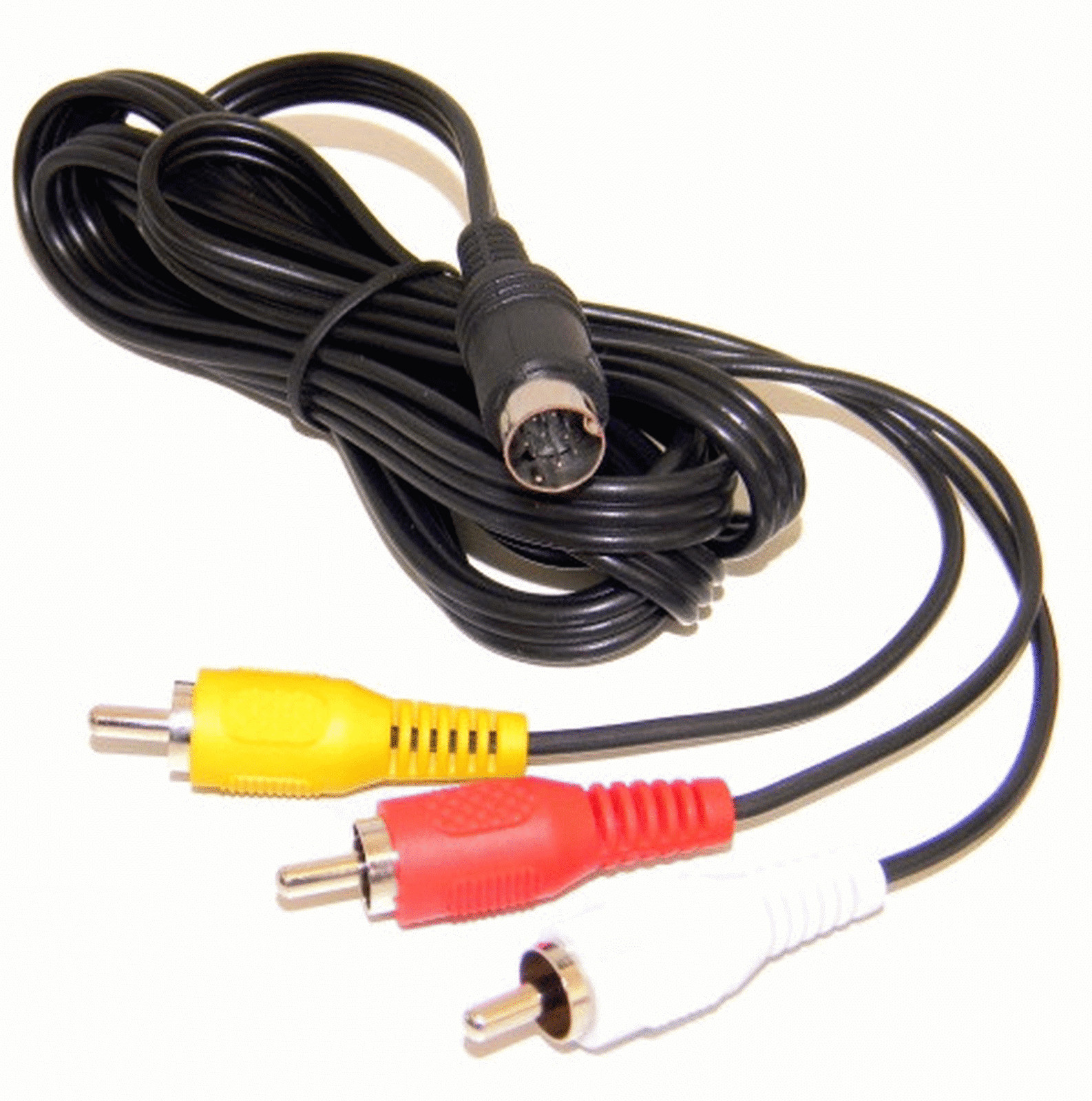 SEGA Cable 1.8m RCA Cinch AV Audio Video Genesis Mega Drive 2 3