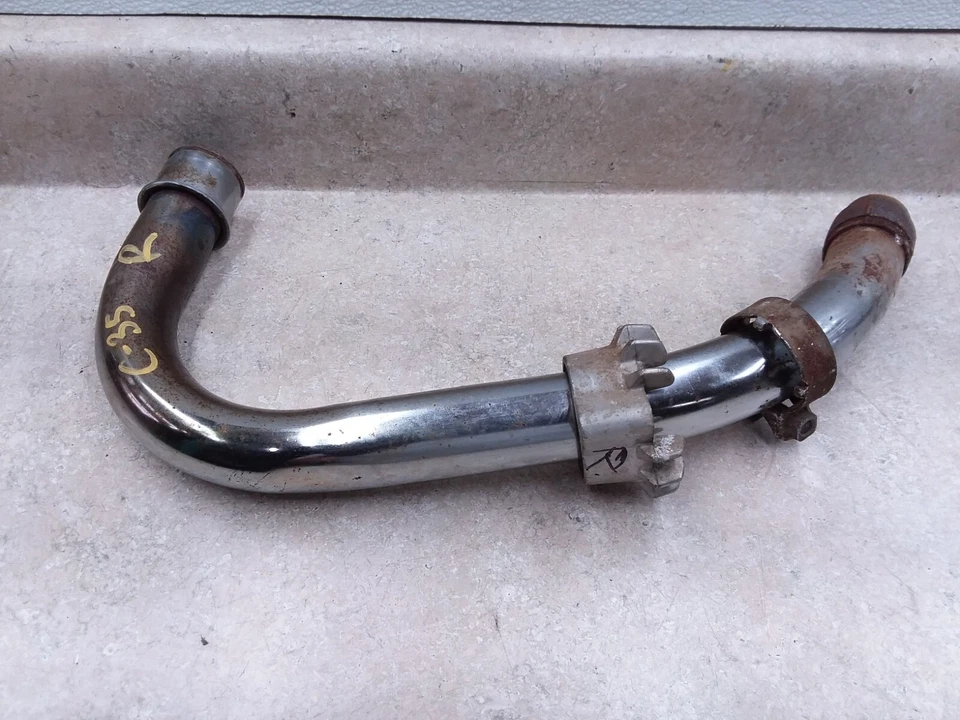 Honda 400 Hawk II CB CB400 CB400T Right Exhaust Head Pipe 1978 ANX-C - Image 2 of 4
