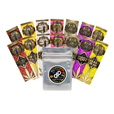 Billionaire Wraps Natural Rolling Paper 14 Variety Flavors w/ Smell Proof Bag