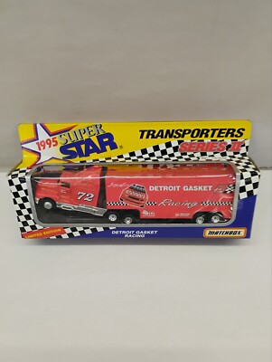Detroit Gasket Racing #72 Matchbox 1995 Super Star Transporters Series II