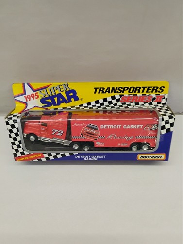 Guarnizione Detroit Racing #72 Matchbox 1995 Super Star Transporter Serie II - Foto 1 di 6