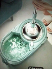 One Set Hand Free Wash  Rotation Mop And Bucket Set