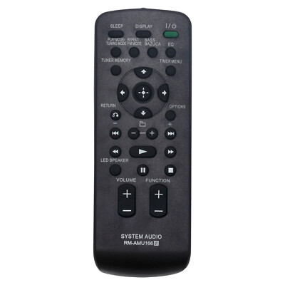 Ersetze RM-AMU166 Fernbedienung fur Sony FST-GTK37IP GTK-X1BT FST-GTK17IP