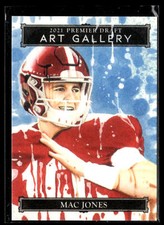 2021 SAGE Premier Draft Mac Jones #AG-13 Art Gallery Alabama Crimson Tide