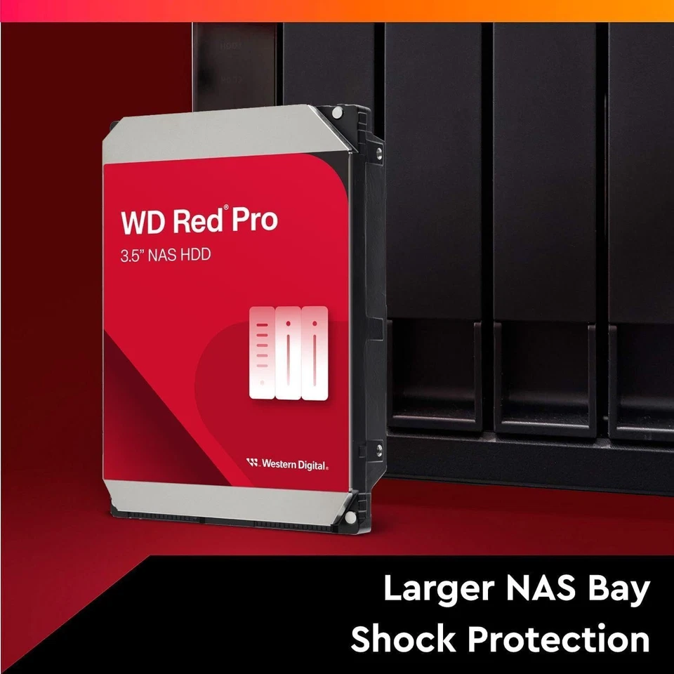 WD 20TB WD Red Pro NAS Internal Hard Drive HDD 512 MB Cache 3.5" WD202KFGX - Image 3 of 4