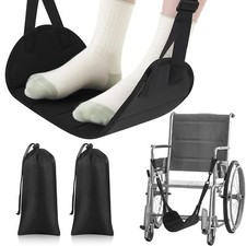 2 Pcs Wheelchair Leg Rest Footrest Hammock Adjustable Footrest Hanging Foot S...