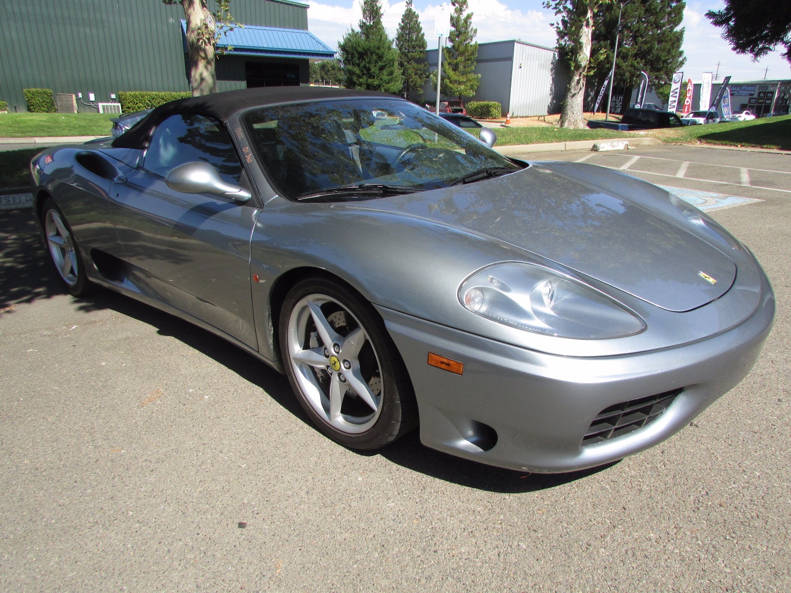 Ferrari 360, RH, Right Front Floor Carpet, Blue, Used P/N 63329294