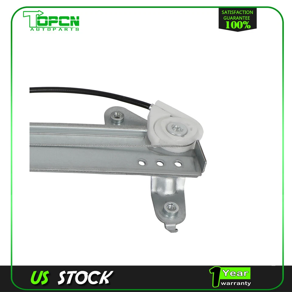 Motor regulador de ventana eléctrica del lado del conductor trasero para Acura TSX 2009-2014 con 2 pines Foto 3 de 4