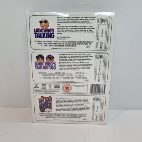 Look Whos Talking / Look Whos Talking Too DVD New Sealed UK Region 2 - Picture 2 of 3