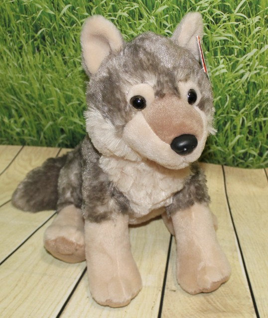 wild republic wolf plush