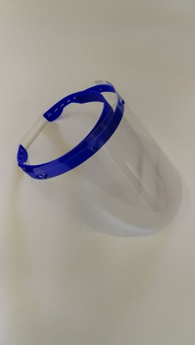 2 Wahl!!! 10 Stück blau Gesichtsschutz Spuckschutz Gesichtsvisier Face shield - Bild 3 von 4