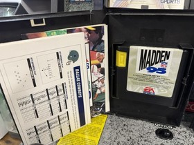 Sega Genesis 5 Lot: Madden + NHL 94 + Triple Play + World Series + Super Hang-On