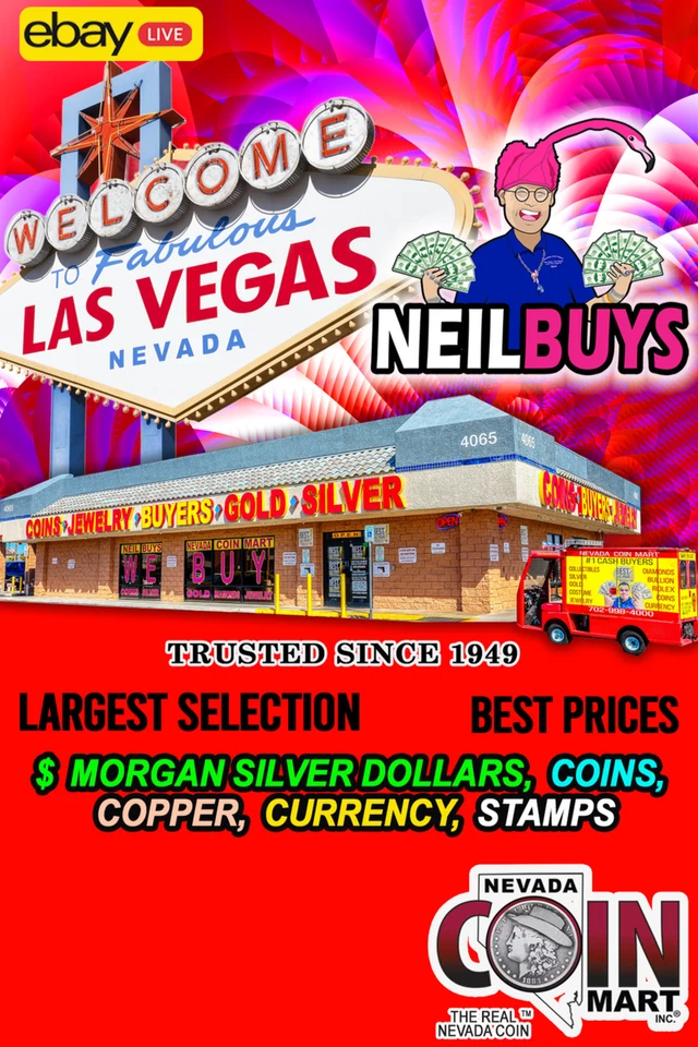 $ NEIL BUYS $ MORGAN SILVER DOLLARS, COINS, COPPER, CURRENCY, STAMPS #nO